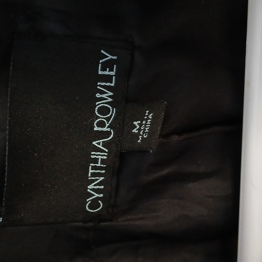 Cynthia Rowley Charcoal and Black Pea Coat - Picture 2 of 3